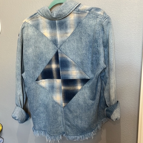 Free People Patch Denim Jacket - Picture 4 of 4